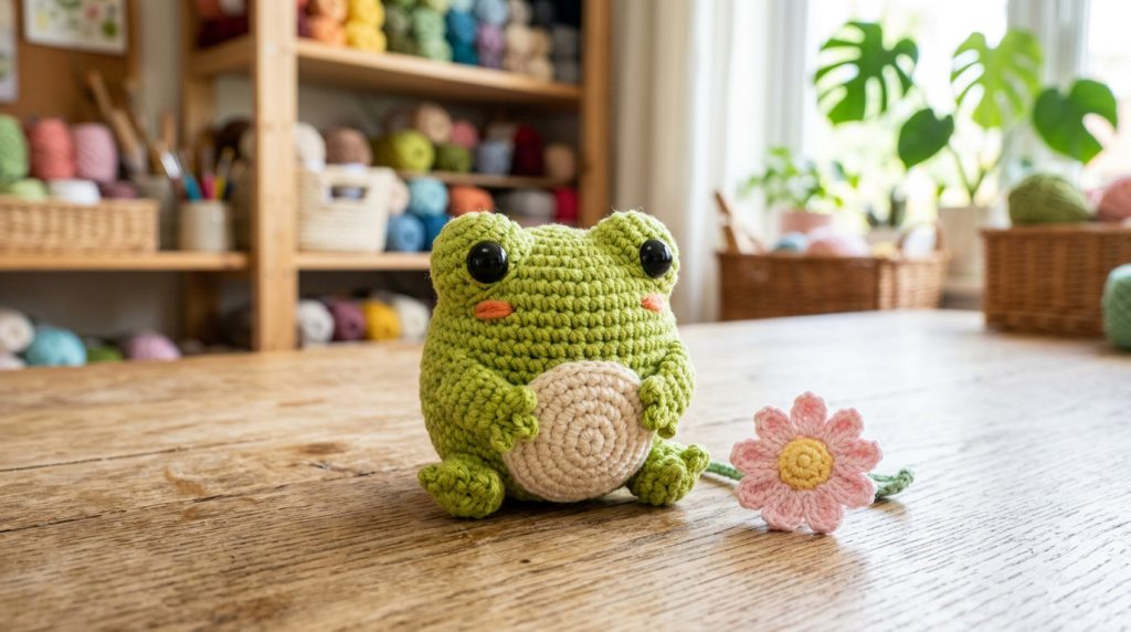 Free Crochet Frog Pattern: Cute No-Sew Tree Frog Amigurumi