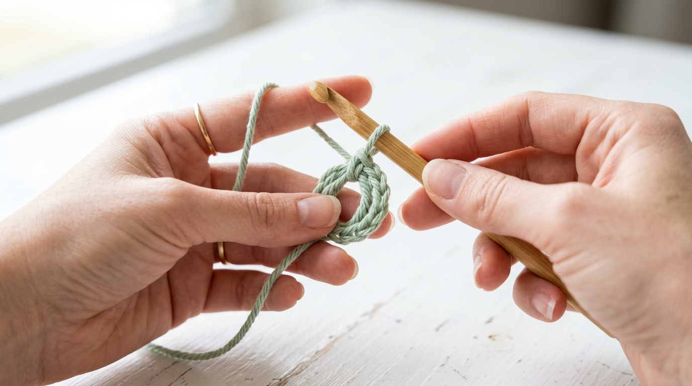 How to Make a Magic Ring in Crochet Step by Step Adjustable Circle Guide